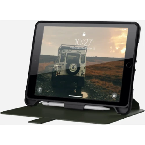 Аксессуар для iPad Urban Armor Gear UAG Scout Folio Black/Olive (12191I114072) for for iPad 10.2" 2019-2021: Материал поликарбонат