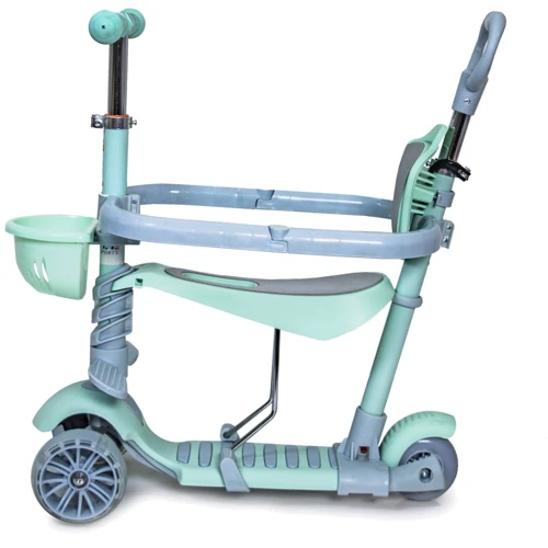 Самокат Scooter Smart 5in1. Mint (многофункциональный, с бортиком) 738354475: Тип колес литые