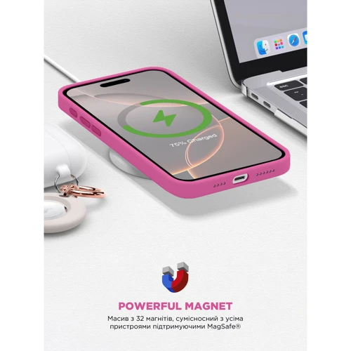 Чехол для iPhone ArmorStandart ICON2 MagSafe Fuchsia for iPhone 16 Pro Max (ARM81324) фото 6