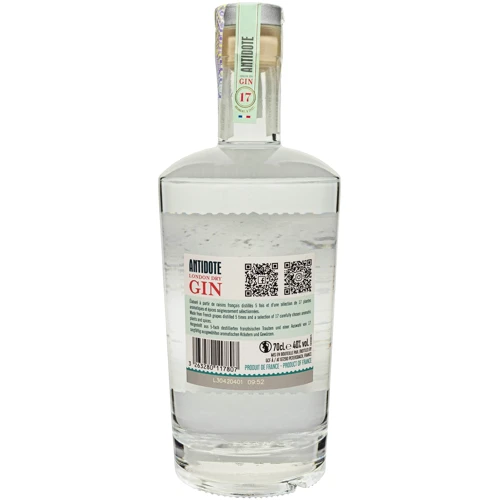 Джин Antidote London Dry 40% 0.7 л (FSH_3263280117807): Об'єм, л 0.7