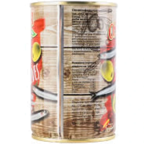 Оливки фаршированные анчоусом Oscar foods 300 г (8413552051703) фото 2
