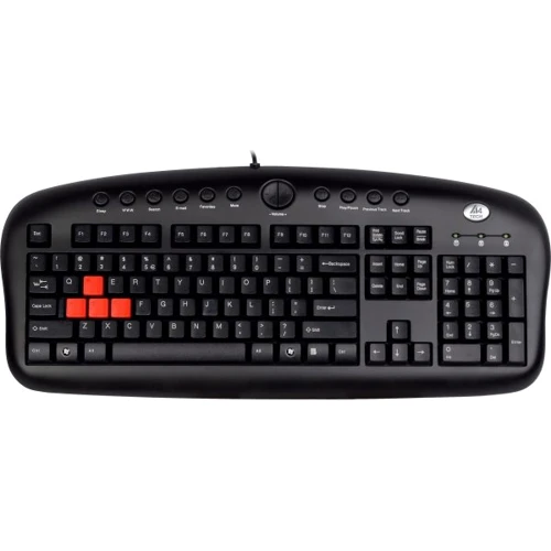 Клавиатура A4 Tech KB-28 G USB Black: Интерфейс подключения проводная USB