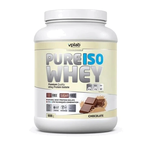 Протеин VPLab Pure Iso Whey 908 g /30 servings/ Chocolate
