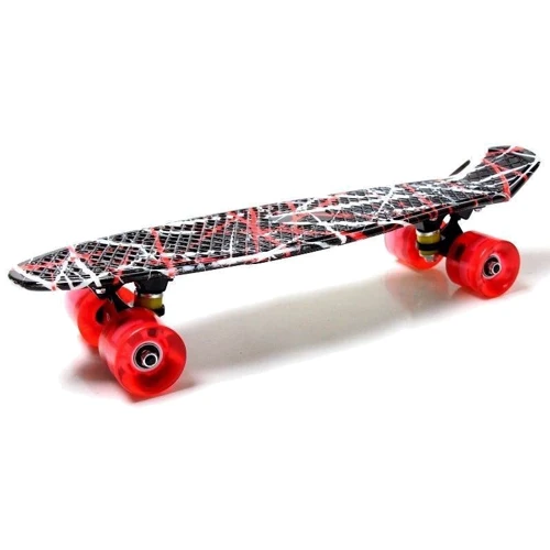 Penny Board Red design Светящиеся колеса