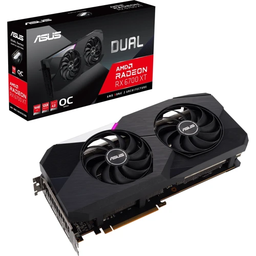 Відеокарта ASUS Radeon RX 6700 XT DUAL OC 12Gb (DUAL-RX6700XT-O12G): Виконання Трехслотовое