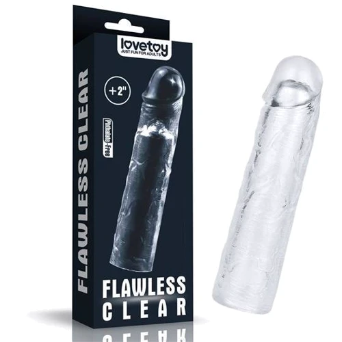 Насадка на пенис Flawless Clear Penis Sleeve Add 2''