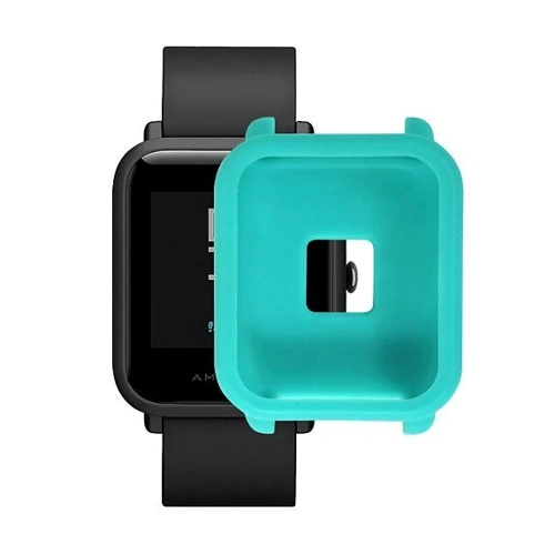 Чехол Xiaomi Silicone Protective Case for Amazfit Bip Aquamarine (AMZBPCASE-AQ): Совместимость с брендом AmazFit