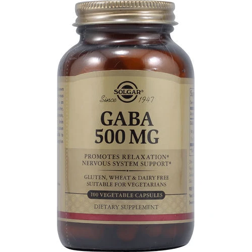 Solgar GABA 500 mg 100 Veg caps Гамма-аміномасляна кислота