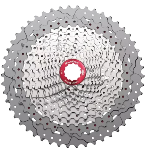Касета 12-k 11-51T SUN RACE MZ800 MTB алюмінієвий павук Metallic Silver (CAS-84-03)