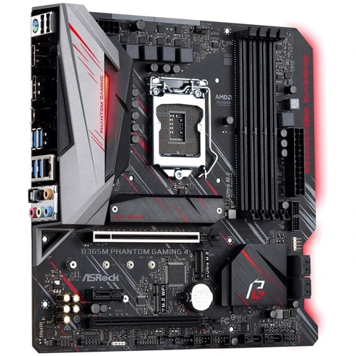 ASRock B365M Phantom Gaming 4: Оперативная память 4xDDR4 2666, до 64 ГБ