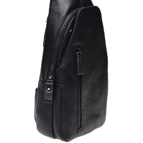 Мужская сумка-слинг Keizer черная (K15038-black): Пол Мужской