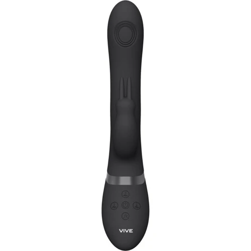 Вибратор-кролик Vive Rini 3в1 Black