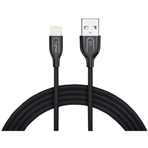 Кабель T-PHOX USB Cable to Lightning Mini 1.2m Black (T-L807 Black)
