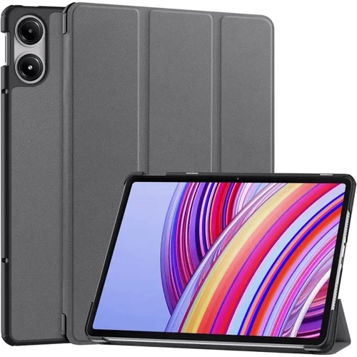 Аксессуар для планшетных ПК BeCover Smart Case Gray for Xiaomi Poco Pad (711563): Цвет серый