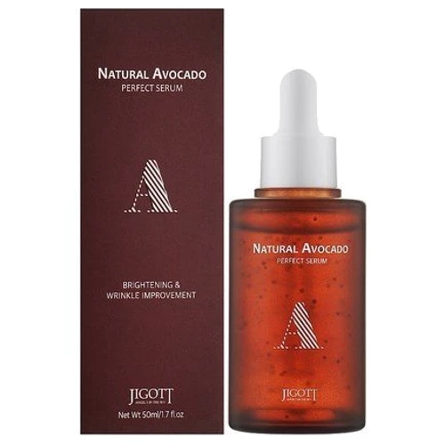 Jigott Natural Avocado Perfect Serum Сироватка для обличчя Авокадо 50 ml: Час застосування Универсальный