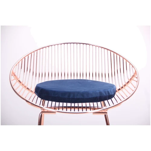 Стул барный AMF Chik, rose gold, royal blue (545681): Тип Барные