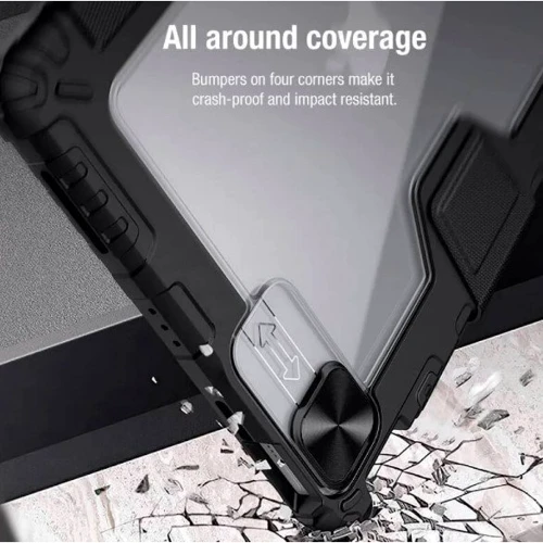 Аксессуар для iPad Nillkin Bumper Pro Black for iPad Pro 12.9 (2020-2022): Материал полиуретан
