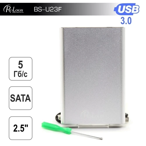 Аксессуар для накопителя PrologiX BS-U23F Silver фото 4
