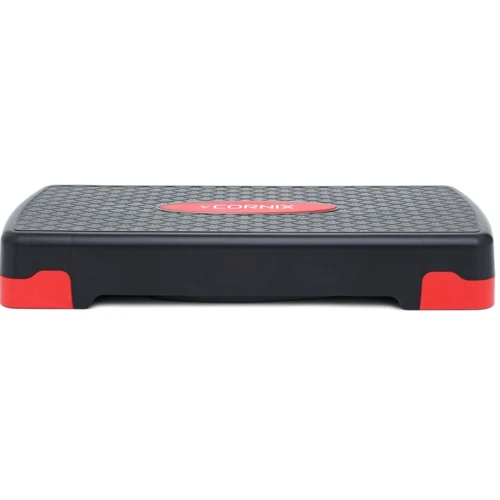 Степ та балансувальна платформа Cornix 2-ступінчаста 68 х 28 х 10-15 см XR-0190 Black/Red: Тип степ-платформи Регульовані
