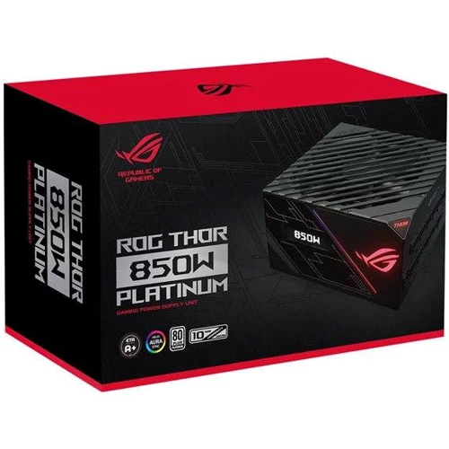 Блок питания ASUS ROG THOR 850W 80+ Platinum (ROG-THOR-850P): Модульные (съемные) кабеля Есть