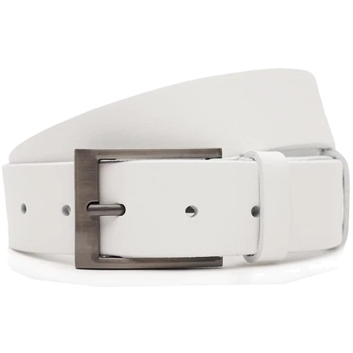 Мужской ремень Borsa Leather белый (V1125FX14-white)
