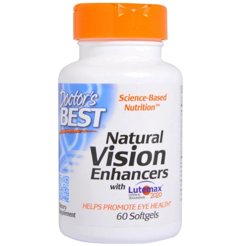 

Doctor's Best Natural Vision Enhancers with Lutemax 60 caps Натуральная формула для улучшения зрения