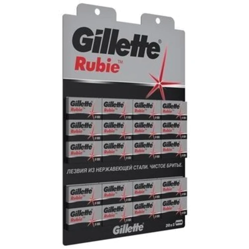 Gillette Rubie Змінні леза для гоління 5 шт.: Кількість в упаковці, шт 5