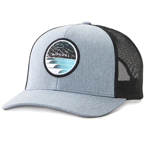 Мужская бейсболка Rip Curl Custom Curve Trucer серая (005MHE-1399)