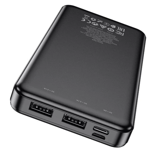 Зовнішній акумулятор Hoco J91 10000mAh Black P фото 2