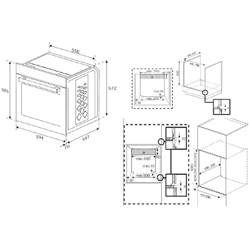 Духова шафа електрична Beko BBIMA17410BMPW: Конвекція есть