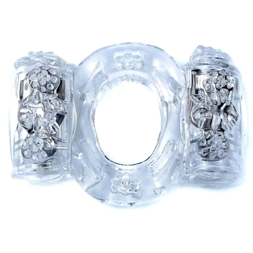 Эрекционное вибро кольцо BOSS Vibrating Cock Ring Double Clear, BS6700034: Производитель BOSS of TOYS
