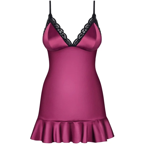 Комплект Obsessive 845-CHE-5 chemise, S/M