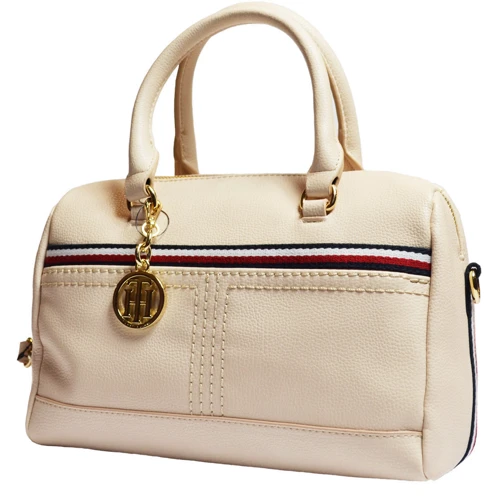 Женская сумка саквояж Tommy Hilfiger светло-бежевая (638950390027): Страна производитель Китай