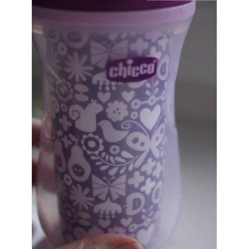 Поильник-непроливайка Chicco Active Cup 266 мл 14 мес+ фиолетовый (06981.10.01) фото 7