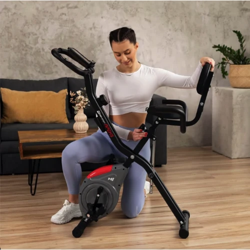 Велотренажер Hop-Sport HS-3030X Apeks X-Bike серый (5902308232525)