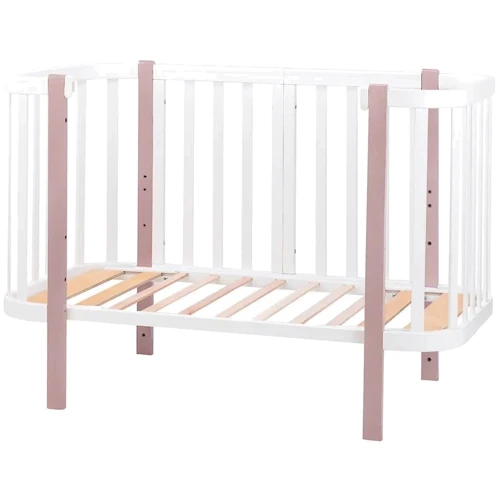 Дитяче ліжечко Babyroom Місяць 120x60 см білий - капучино (625553)