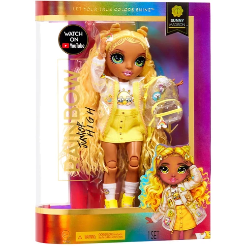 Кукла Rainbow High серии Junior - Санни Мэдисон (с аксессуарами): Возраст от 6 лет и старше