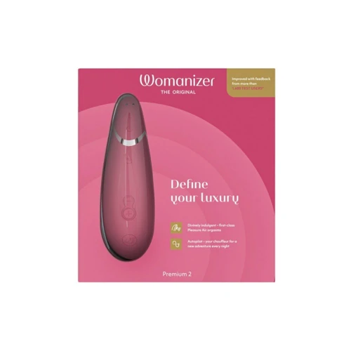 Вакуумный клиторальный стимулятор Womanizer Premium 2 Raspberry
