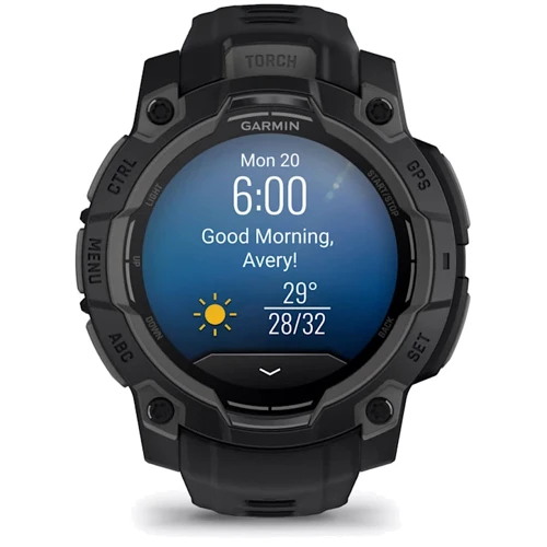 Смарт-годинник Garmin Instinct 3 AMOLED 45mm Black with Black Band (010-02936-00) фото 10