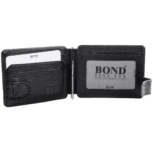 Мужской зажим для денег Bond черный (SHI556-902): Тип Зажимы для денег