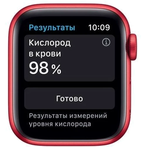 Apple Watch Series 6 40mm GPS Red Aluminum Case with RED Sport Band Apple (M00A3) Approved Витринный образец: Причина уценки Активированы, витринный образец, хорошее состояние, комплектация полная: коробка, зарядка, часы