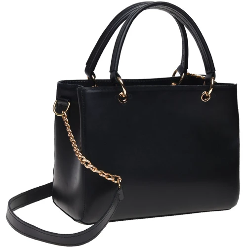 Жіноча сумка каркасна Ricco Grande чорна (1L797-black)