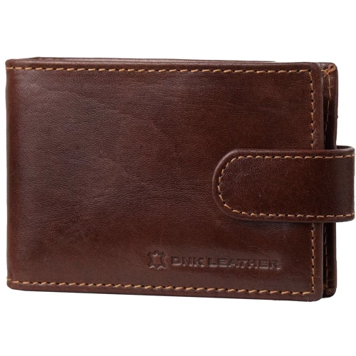 Мужская визитница DNK Leather коричневая (DNKTW-02-VT-brown)
