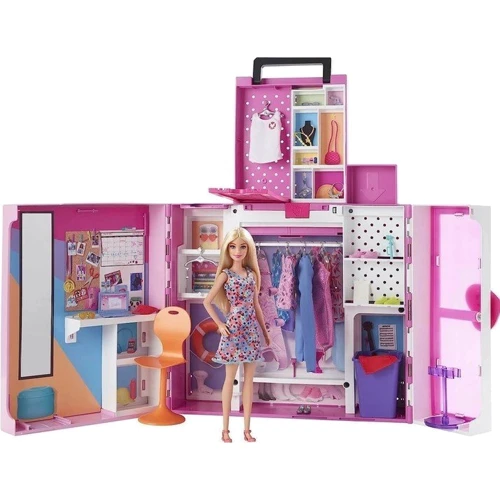 Игровой набор Barbie Двухэтажный шкаф с куклой Барби (HGX57) фото 4
