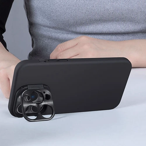 Чехол для iPhone Nillkin Silicone LensWing Magnetic Black for iPhone 14 Pro фото 5