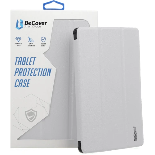 Аксессуар для iPad BeCover Case Book Soft TPU with Pencil mount Gray for iPad Mini 7 2024 (712439) фото 6