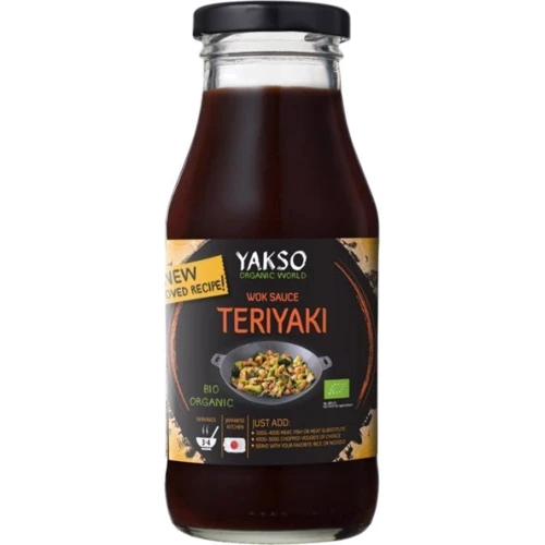 Соус вок Yakso Wok Sauce Teriyaki органічний 240 мл (8718754503587)