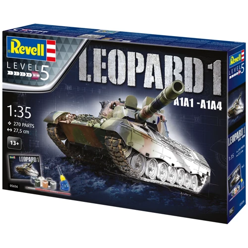Сборная модель-копия Revell Танк Leopard 1 A1A1-A1A4 Уровень 5 (RVL-05656): Тип модели танк