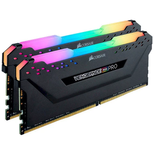 Corsair 16 GB (2x8GB) DDR4 3200 MHz Vengeance RGB Pro Black (CMW16GX4M2C3200C16): Производитель Corsair