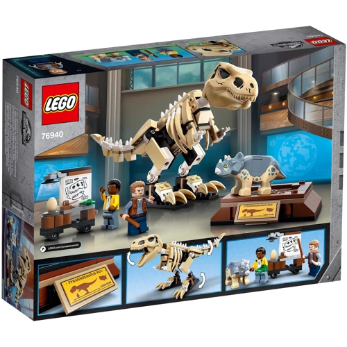 Конструктор LEGO Jurassic World Скелет тиранозавра на виставці (76940): Серія Jurassic World